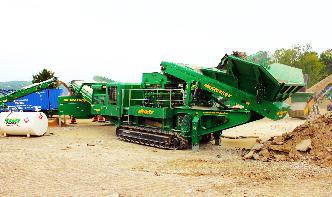 operating characteristics of aggregate crushing plant